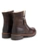 TRAVELIN' Leren boots "Vartae" bruin