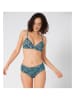 Sloggi Bikini-Oberteil in Blau/ Schwarz