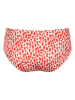 Sloggi Bikini-Hose in Rot/ Weiß