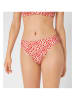 Sloggi Bikini-Hose in Rot/ Weiß