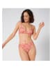 Sloggi Bikini-Hose in Rot/ Weiß