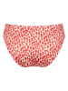 Sloggi Bikini-Hose in Rot/ Weiß