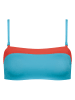 Sloggi Bikini-Oberteil in Blau/ Orange