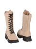 Moosefield Leren boots beige