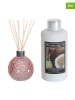 Woodbridge 3-delige geurstokjesset "Coconut & Lime" lichtroze