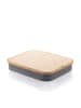 InnovaGoods Przenośny stolik w kolorze jasnobrązowo-szarym pod laptopa - 40,5 x 33 x 7 cm