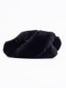 NICEBAY Schaffell-Hausschuhe "Slow" in Schwarz