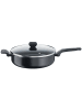 Tefal 2-częściowy zestaw "Easy Cook & Clean" w kolorze czarnym - Ø 28 cm