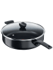 Tefal 2-częściowy zestaw "Easy Cook & Clean" w kolorze czarnym - Ø 28 cm