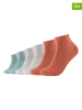 s.Oliver 6er-Set: Socken in Hellblau/ Grau/ Rot