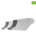 10er-Set: Socken in Grau/ Weiß