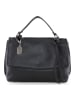 Anna Morellini Leder-Henkeltasche "Diletta " in Schwarz - (B)34 x (H)23 x (T)12 cm
