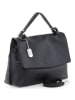 Anna Morellini Leder-Henkeltasche "Diletta " in Schwarz - (B)34 x (H)23 x (T)12 cm