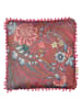 HAPPINESS Kissenbezug in Rot - (L)48 x (B)48 cm