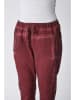 Plus Size Company Spodnie "Salvador" w kolorze czerwonym