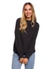 made of emotion Sweter w kolorze antracytowym