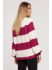 made of emotion Pullover in Weiß/ Lila
