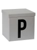 STORE IT Opbergkist "P" grijs - (B)30 x (H)30 x (D)30 cm