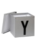 STORE IT Opbergkist "Y" grijs - (B)30 x (H)30 x (D)30 cm