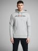 Jack & Jones Hoodie "Corp" in Grau