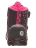 Lurchi Botki zimowe "Kina" w kolorze granatowo-różowym