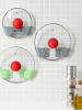 InnovaGoods 3er-Set: Topfdeckelhalter in Grau/ Grün - (B)4,5 x (H)5 x (T)8,5 cm