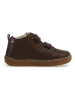 Naturino Skórzane sneakersy "Windy" w kolorze ciemnobrązowym