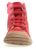 Naturino Leren boots "Radar" rood