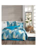 Colorful Cotton Renforcé beddengoedset "Anatolia" blauw/wit