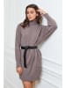 So Cachemire Kleid "Halof" in Taupe