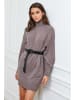Joséfine Strickkleid "Halof" in Taupe