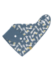 Lässig Dreieckstuch "Glama Lama" in Dunkelblau - (L)32 x (B)19 cm