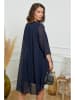 Curvy Lady Kleid in Dunkelblau