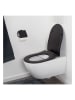 Tiger Toiletbril met softclose "Stax" zwart - (L)43 x (B)36,5 cm