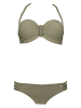 Buffalo Bikini "Zopf" w kolorze khaki
