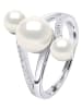 Pearl Addict Zilveren ring met parels