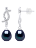 Pearl Addict Zilveren oorstekers met parels