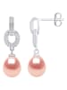 Pearl Addict Silber-Ohrstecker mit Perlen