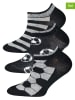 ewers 3er-Set: Socken "Fußball" in Schwarz/ Grau