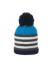 Sterntaler® Strickmütze in Blau/ Dunkelblau/ Grau