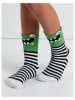 Denokids 2-delige set: sokken zwart/groen/wit