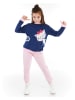 Denokids 2-częściowy zestaw "Cute Cat" w kolorze jasnoróżowo-granatowym