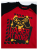 Denokids 2-delige outfit "Gamer" rood/zwart