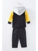 Lee Cooper 2tlg. Outfit in Anthrazit/ Gelb