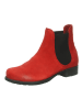 Think! Leder-Chelsea-Boots in Rot