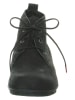 Think! Leder-Ankle-Boots "Menscha" in Schwarz