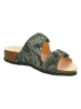Think! Leder-Pantoletten "Julia" in Oliv