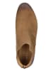 Wojas Leder-Ankle-Boots in Hellbraun