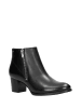 Wojas Leder-Stiefeletten in Schwarz