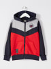 Little elevenparis. Bluza w kolorze granatowo-czerwonym